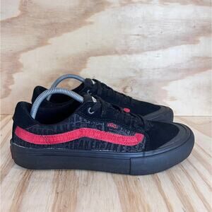 Vans Off The Wall - Style 112 Pro Baker - Sneakers - Black/Red - Men's - 9